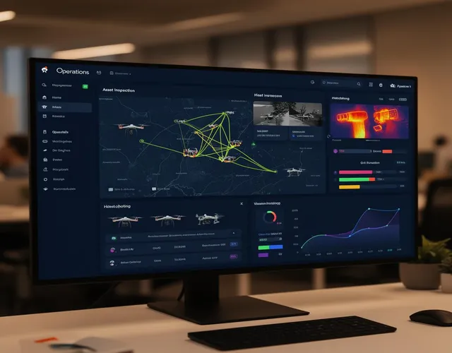 SIOP operations dashboard met kaartoverzicht en asset tracking