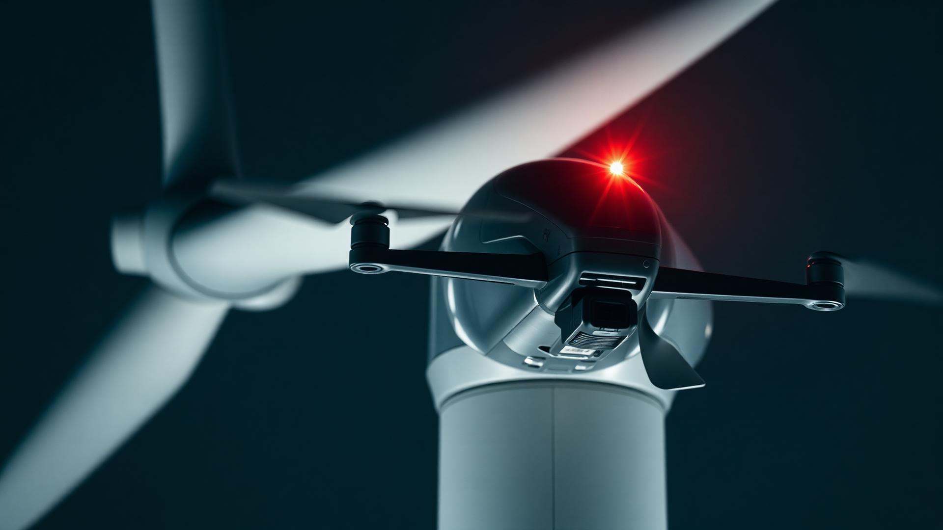 Industriële inspectie-omgeving met drone-operaties door SynairX